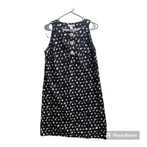 Dressbarn Women’s Black and White Dress‎ Size 8